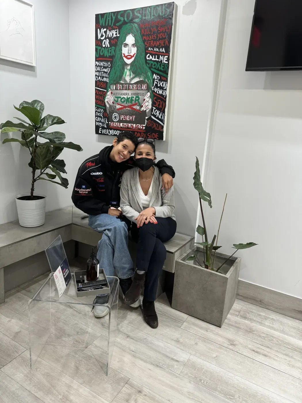 Empower Your Smile patient celebrating a new smile in Tribeca